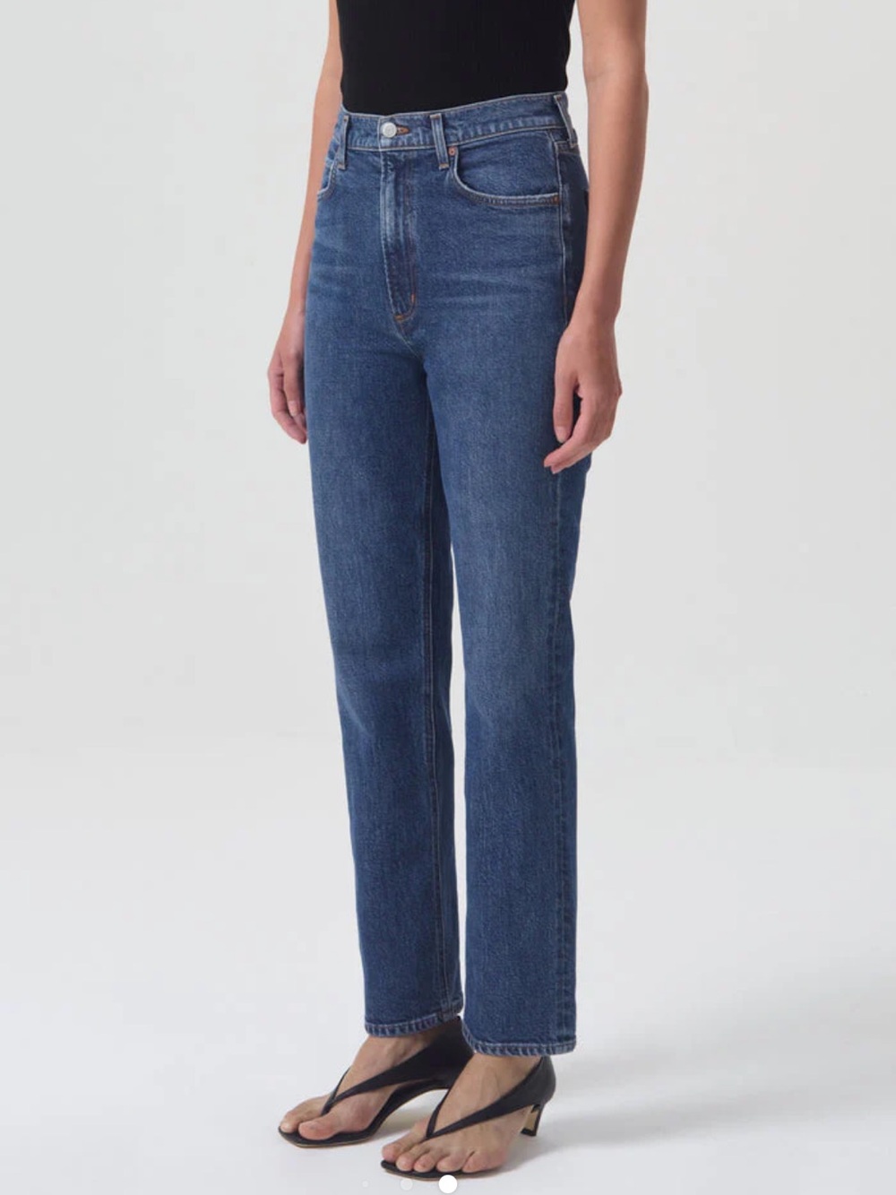 Agolde High Rise Stovepipe Jeans